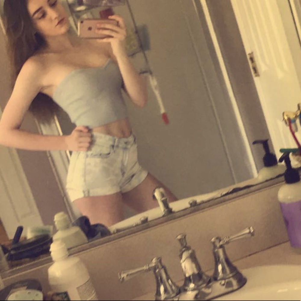 LA Hearts Cropped Top